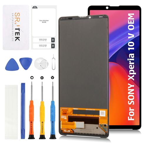 Amazon.co.jp: SRJTEK for SONY Xperia 10 V 6.1インチ 液晶パネル