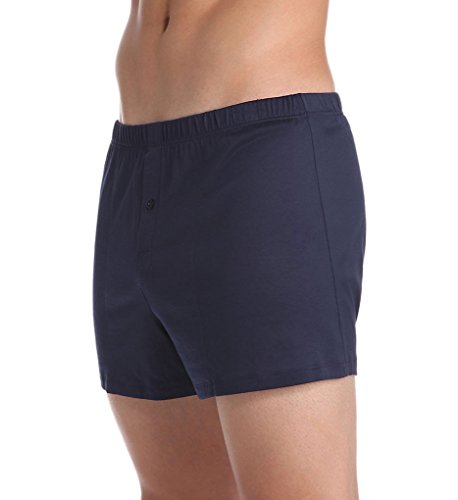 Hanro Men's Cotton Sporty Knit Boxer