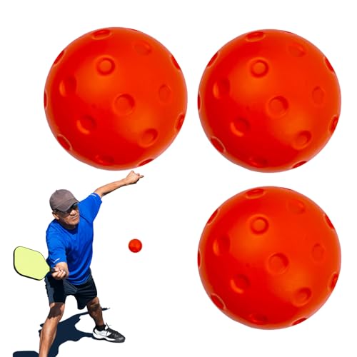 Bolas de pickleball silenciosas de espuma PU de 74 mm que eliminan el ruido al golpear