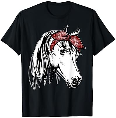 Horse Bandana for Equestrian Horseback Riding Horse Lover T-Shirt