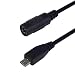 Produktbild MENGS 17 cm DC5.5 * 2.1mm DC12V Micro USB männlichen zu weiblichen Macht Ladegerät Adapter Stecker Kabel