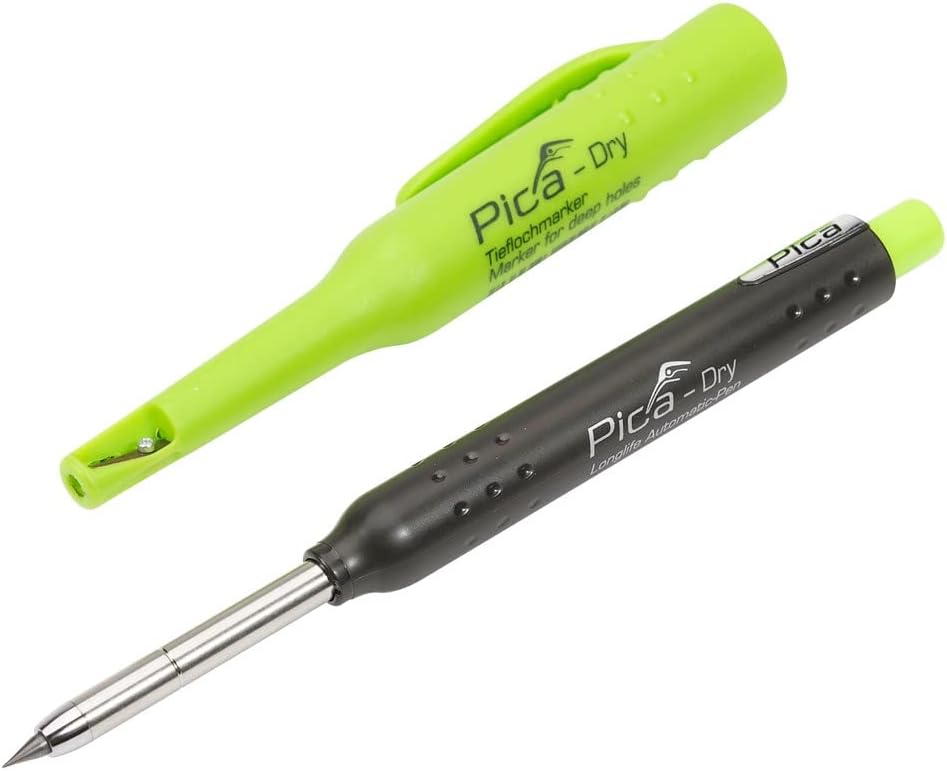 Mine Per Matita Grafite H - Confezione Da 10 Pezzi PICA 4050, Ideali Per Disegno Tecnico