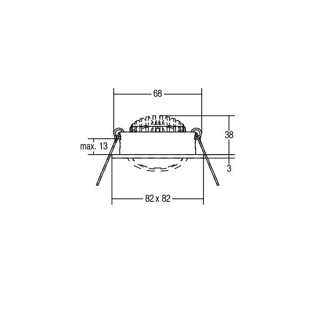 Brumberg LED-Einbaustrahler, 7W, 740lm, 2700K (12262253)