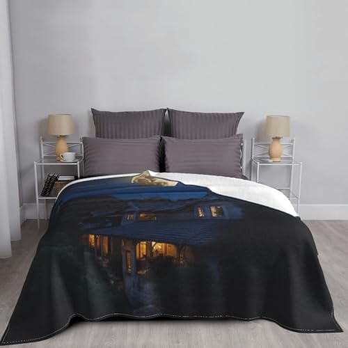 Couverture en flanelle pleine lune pour lit et canapé - 6