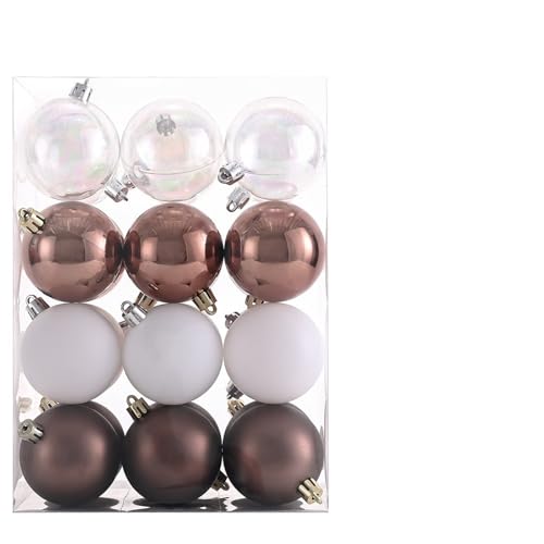 Boules de Noël 6 cm légères pour protéger les branches du sapin - 2