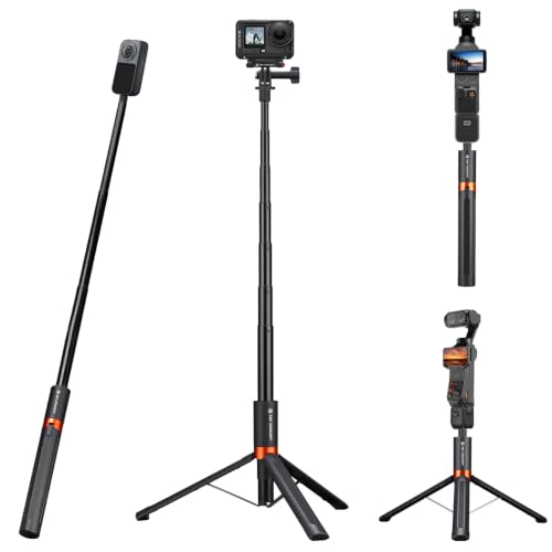 K&F CONCEPT Trípode Invisible 2 en 1 66" Compatible con Insta360 X6/5/X4/X3