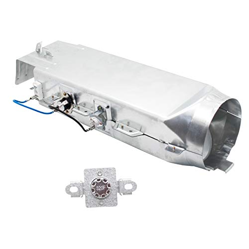 DC97-14486A Dryer Heating Element Assembly Replacement for Samsung Includes DC47-00019A Heater Element,DC47-00018A Thermostats DC96-00887A Thermal Fuse Replace DC97-08891A DC9714486A by Sikawai