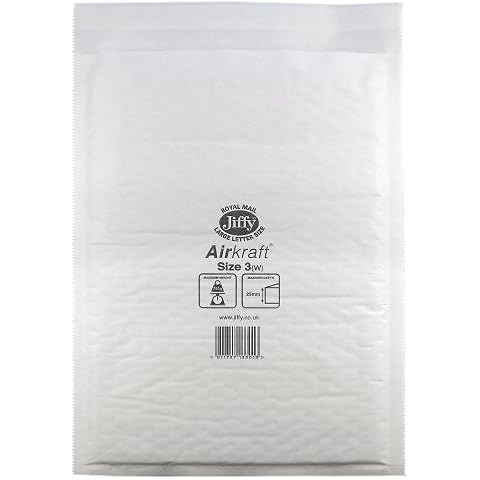 Jiffy Airkraft White 220x320mm Pack of 50 JL-3 Cover