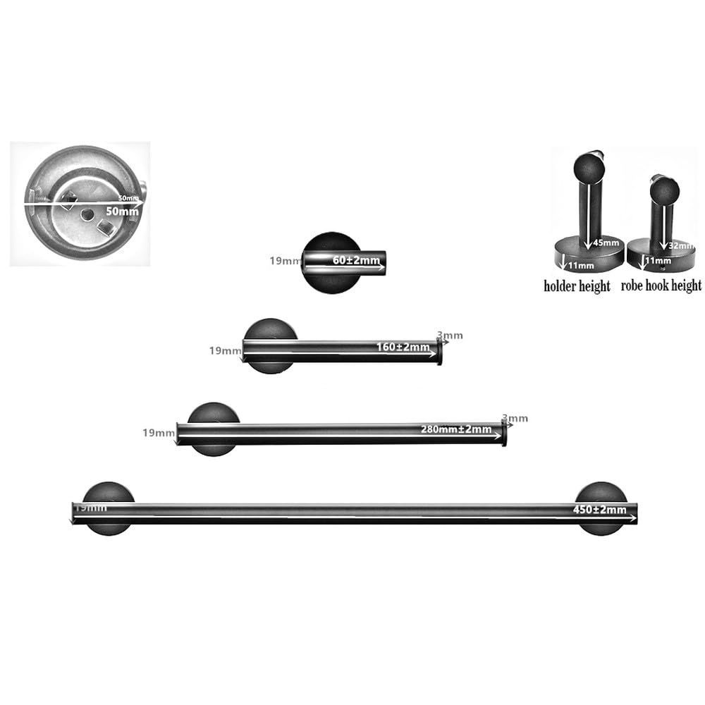 Juego de Accesorios de baño de Oro Cepillado, Kit de Hardware, Montaje en Pared, toallero de Mano, Soporte para Rollo de Papel higiénico, Gancho para Bata, 1