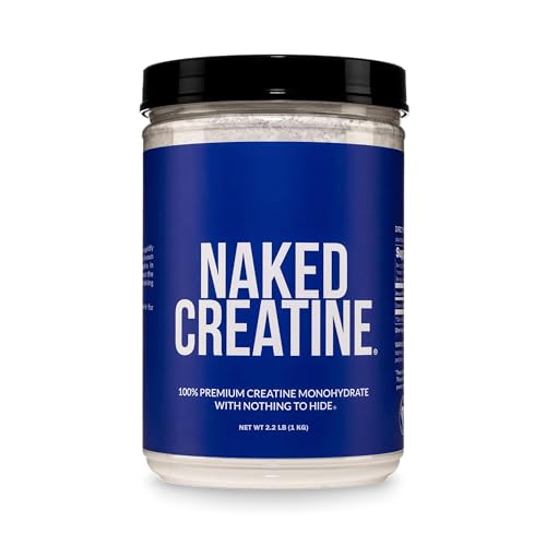 Best Creatine for Seniors - Ultimate Guide 10 NAKED Pure Micronized Creatine Monohydrate – 200 Servings, 1,000g Bulk – NSF Certified, Vegan, Non-GMO, Gluten & Soy Free - Muscle Building, Strength Training, Gym & Fitness Supplement