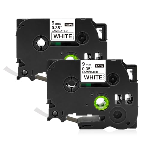 RolyPoly777 �݊� �u���U�[�H�� TZe-221 ���n������ 9mm�� 2�Z�b�g ����8m �s�[�^�b�` P-touch �ėp �e�[�v�J�[�g���b�W ���ϋv�݌v ���S���d�l �I�t�B�X/�q��/�����X/�ƒ�p ���p�r���p�\