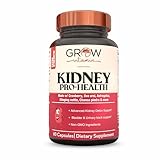grow vitamin Premium Kidney Cleanse Supplement – Powerful Kidney Support Formula with Cranberry Extract Helps Support Healthy Kidneys & Urinary Tract Support– 60 Vegetarian Capsules
