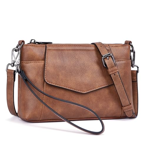 Switrock Small Crossbody Bags for Women, Cell Phone Bag Mini Over Wristlets Handbag Wallet Purse with Card Slots
