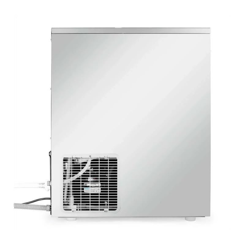 Máquina de hielo hueco profesional 50 kg/24h - Reserva 7 kg - Inox - R290 - Control digital