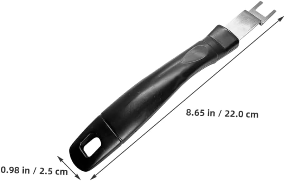 6pcs Stainless Steel Grate Lifter with Nylon Handle Black