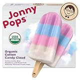 JonnyPops Organic Cotton Candy Cloud Frozen Pops 8ct