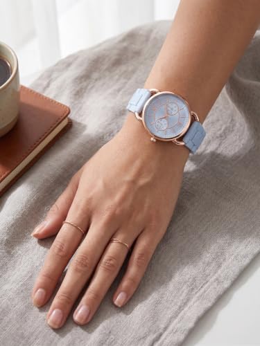 Image of Shocknshop Analog Women Watches Ladies Rose Gold Round Dial Metal Strap Wrist Watch for Woman and Girls -WCH196