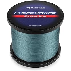 KastKing Superpower Braided Fishing Line, Abrasion Resistant Braid Line | Zero Stretch, Strong Knot Strength, Smaller Diameter, Enhanced Sensitivity, Long Casting, Superior Strength