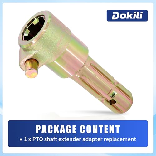 Dokili Upgraded PTO Shaft Extender for Tractor, 1-3/8\" 6 Spline Male & Female Alloy Steel Quick-Connect Adapter for Bush Hog Kubota Snow Blower Finish Mower - Thumbnail 3