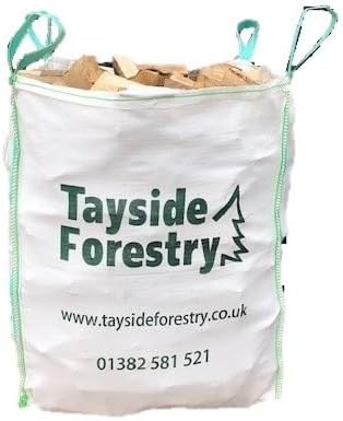 Bulk Bag of Premium Kiln Dried Firewood Logs 0.8m3 Softwood. The fire Wood is Suitable for Log Burners, Open Fires, stoves, chimineas, fire pits etc
