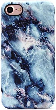 GOLINK iPhone 7 Case/iPhone 8/SE 2 Case, Slim-Fit Anti-Scratch Shock Proof Anti-Finger Print Flexible TPU Gel Case for iPhone 7/iPhone 8 - Blue Marble