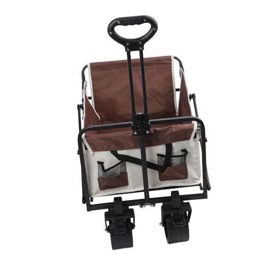 Carro plegable multifuncional para transportar compras pesadas sin esfuerzo 4