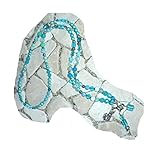 bettelkette lang SSH-Design lange Bettelkette - Y-Kette - aquablau -