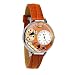 Whimsical Watches Unisex U0410002 Artist Tan Leather Watch