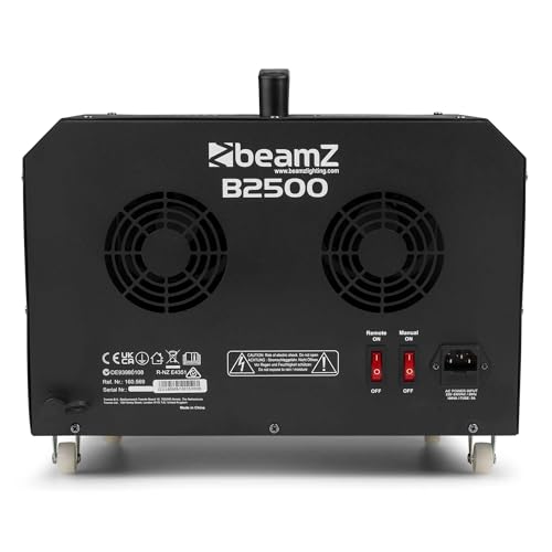 Máquina de burbujas BeamZ B2500 doble rueda para rellenar escenarios y espectáculos al aire libre 6
