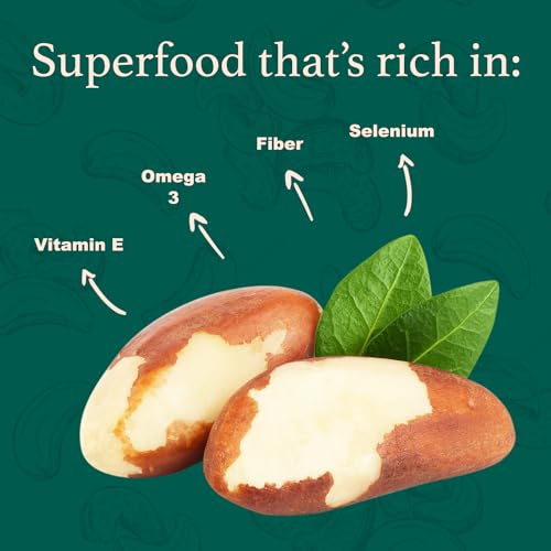 I'm A Nut Raw Brazil Nuts 32Oz (2 Pounds) Distinct And Superior To Organic, No Ppo, Probiotic, Large,Fresh And Reasealable Bag 7 x 11 x 3