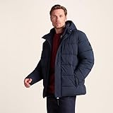 TOG24 Tunnard Mens Insulated Jacket, Quilted Winter Coat for Men, Warm Windproof Hooded Padded Thermal Jacket with Zip Pockets Dark Indigo M - Image 6