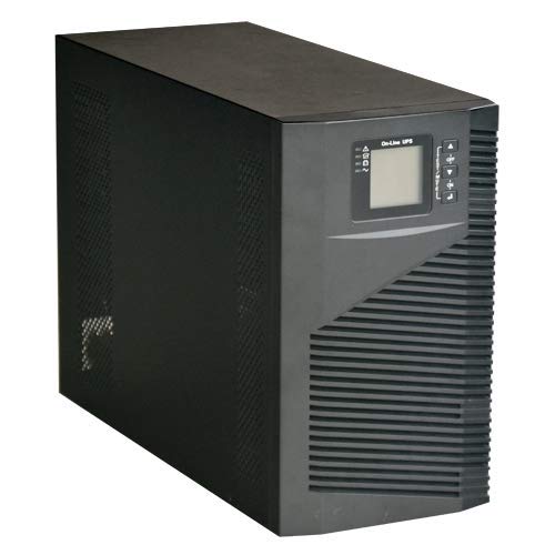 SAI en línea - Potencia 3000VA/2700W - Entrada 200~240 Vca/Salida 200~240 Vca - 4 Salidas protegidas SAI/UPS - Tiempo de Recarga 4~5 h - 6 baterías de Plomo Selladas (Incluidas)