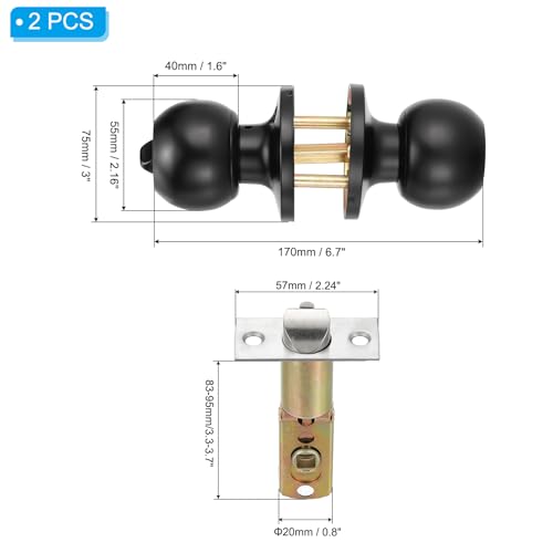 Bouton de porte avec clé pour résoudre vos problèmes d'intimité et de sécurité
