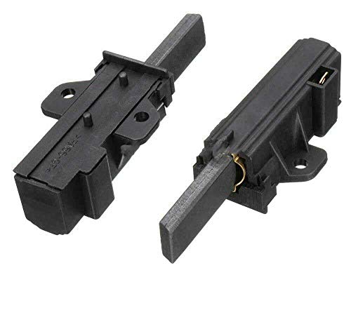 Sole Motor Carbon Brush & Holders Compatible With Zanussi Washing Machines - Pack 2