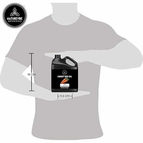 Miniatura 4 de Naturevibe Botanicals - Aceite de zanahoria, 100% puro y natural, ideal para el cuidado de la piel y el cuidado del cabello, 32 onzas