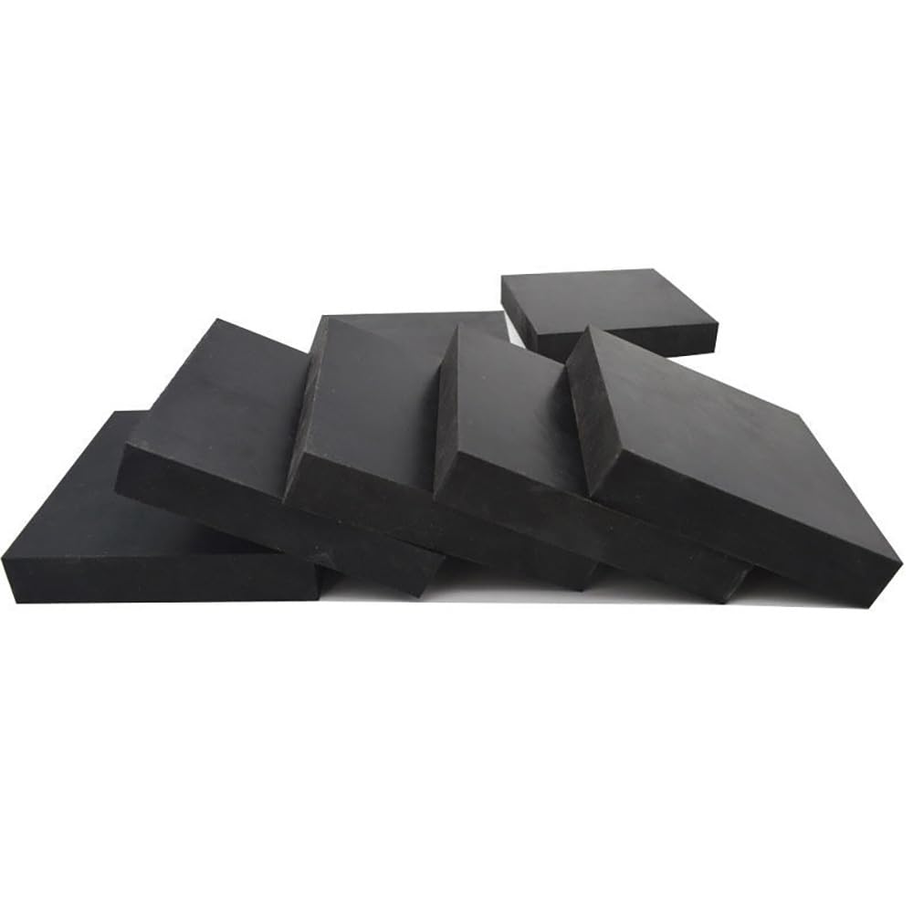1/2 Stück Gummi-Dichtungsplatten, 100 X 100 Mm, Ölbeständig, Stoßdämpfend, Rutschfest, Isolierpolster For Maschinen, Automobil(100x100x60mm 1Pcs)