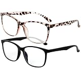BOSSWIN Blue Light Blocking Glasses Square Fashion Computer/Gaming/TV/Phone-Blue Light Filtering for Men and Women
