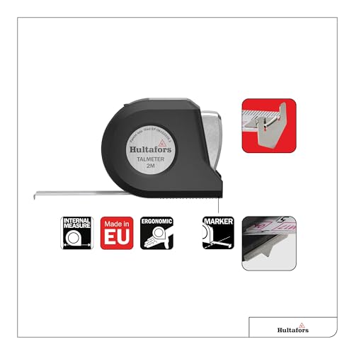 Talmeter tape measure 2 metres I Hultafors I Accuracy class II I Made in EU I 7-in-1 tape measure with unique measuring and marking function I 359103 3 Talmeter tape measure 2 metres I Hultafors I Accuracy class II I Made in EU I 7-in-1 tape measure with unique measuring and marking function I 359103 - Image 3
