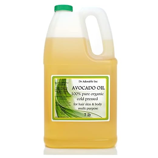 Dr Adorable Avocado Oil Organic Pure Cold Pressed 128 Fl. Oz/1 Gallon/7 Lb