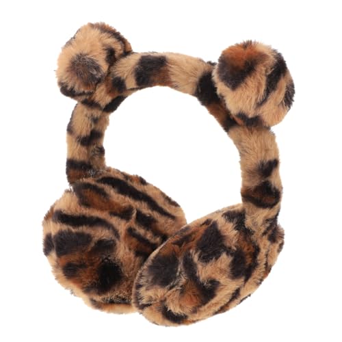 CATIEBYE Winter Portable Earmuff Comfortable Ear Warmer for Adults Foldable Ear Cover for Outdoor Activities for Cold Weather Protection Fun Design Warmth Comfort