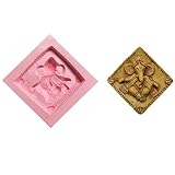 Ganesha Idol Silicone Mould (Medium) Ganesha Idol Art & Craft Mold -4.5 Inch