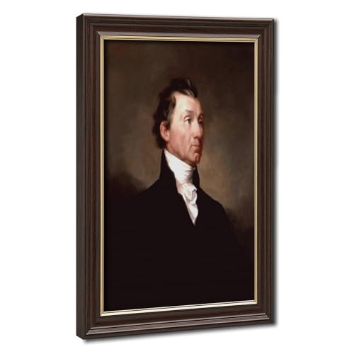 Impression sur toile James Monroe cadre suspendu finition premium 50x76
