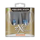 SYLVANIA - H1 SilverStar zXe GOLD High Performance Halogen Headlight Bulb - Headlight & Fog Light, Bright White Light Output, Best HID Alternative, Xenon Charged Technology (Contains 2 Bulbs)