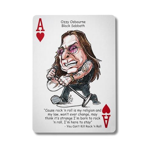 HeroDecks - Baraja de Cartas Póker Rock 'n Roll miniatura 2