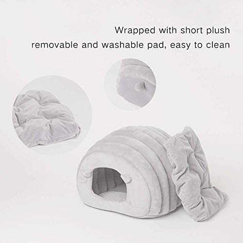 Panier chat chaud et confortable avec coussin amovible - 8