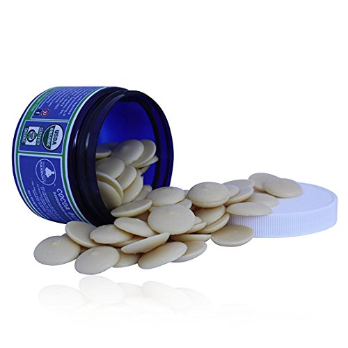 Cocoa Butter Wafers Best Premium Authentic Certified Organic * From The Cacao Bean * Choose Strong Chocolate Aroma (Non-Deodorized) or Mildly Scented (Deodorized) * [16.0 oz or 7.0 oz. Sizes Avail.]