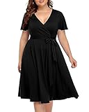 Anlass: Dieses schwarze Kleid ist perfekt für semi-formelle Kleidung, Cocktail, Abendessen, Teepartys, Arbeit, Hochzeitsgästekleid.