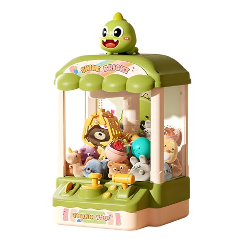 Máquina de Garra para niños | Gadget de con temática de Dinosaurio, Garra para Caramelos dispensador de premios – para casa, Sala de Juegos, de cumpleaños, niñas, reuniones Familiares