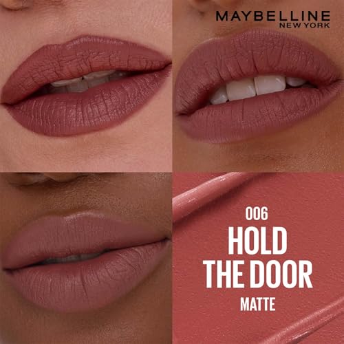 Image of Maybelline New York Maybelline Serum Lipstick (Matte), 006 Hold | 1-Swipe Lush Color 8HR Weightless Hydration