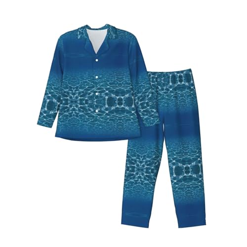 Ensemble de détente bleu océan pour soirée confortable à la maison
